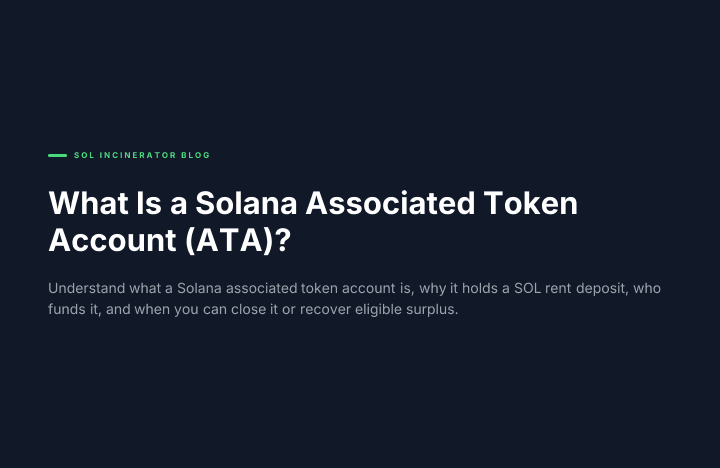 What Is a Solana Associated Token Account (ATA)?